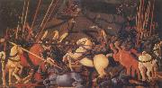 UCCELLO, Paolo The Battle of San Romano oil painting artist